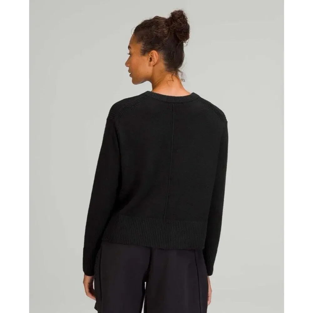 Lululemon Size XS/S Cashlu Boxy Crewneck Sweater - Picture 2 of 6